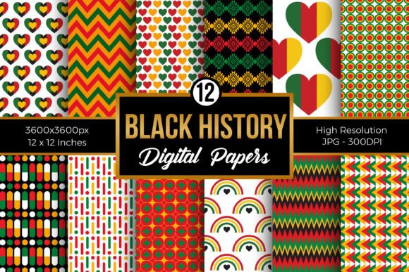 Download Black History Month Seamless Pattern - Black history month Collection