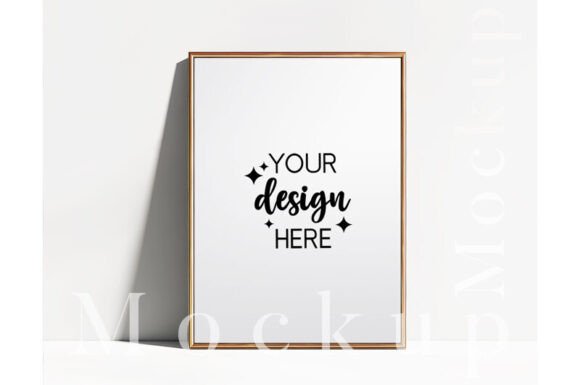 Download Thin Gold Frames Mockup, A4 Black Frame - Thin gold frame Collection