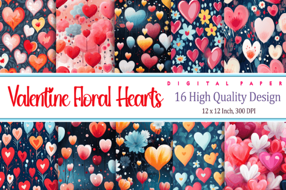 Download Valentine Hearts and Flowers - Hearts and flowers Collection