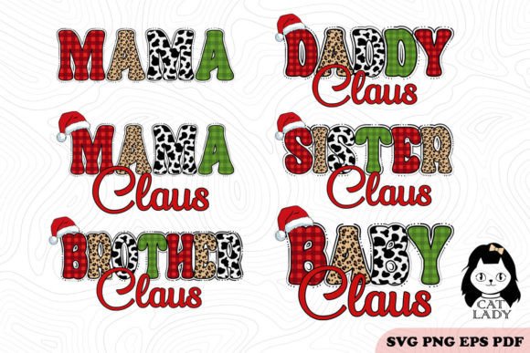 Download Family Claus Christmas SVG PNG - Christmas svg Collection