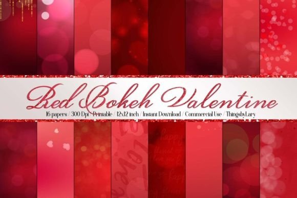 Download Luxury Red Bokeh Valentine Background - Valentine background Collection