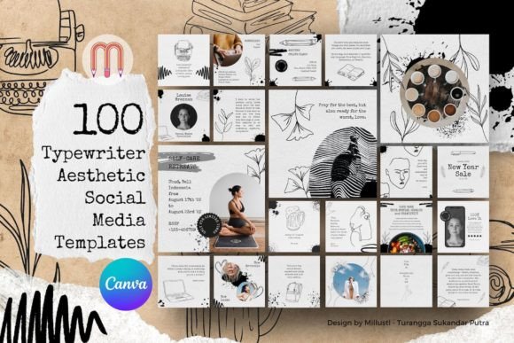 Download 100 Typewriter Canva Instagram Template - Instagram template Collection